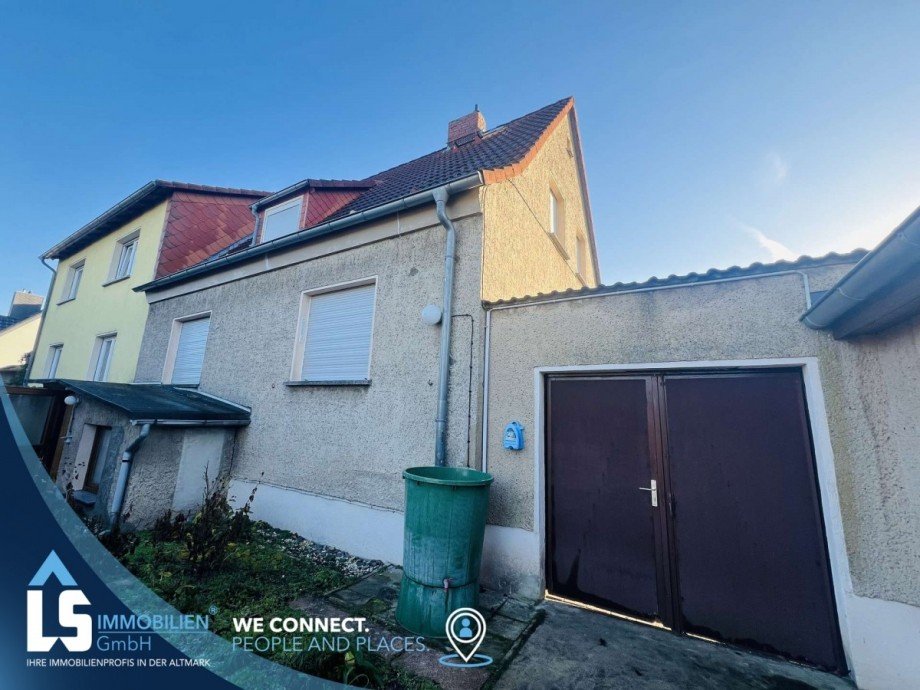 Hausansicht Doppelhaush�lfte Gardelegen