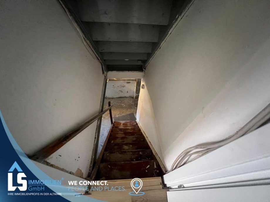 Kellertreppe Doppelhaush�lfte Quedlinburg