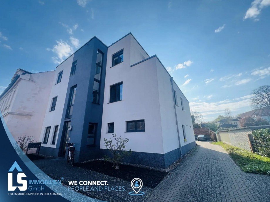 Hausansicht Etagenwohnung Perleberg