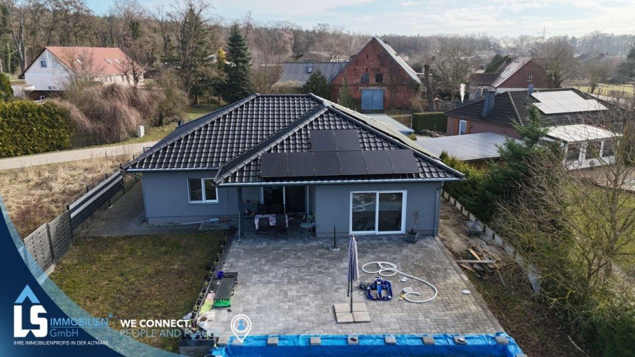 Hausansicht Bungalow Stendal