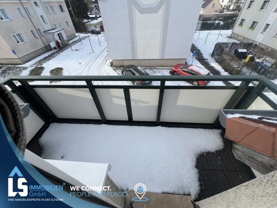 Balkon Dachgeschosswohnung Dahlenwarsleben