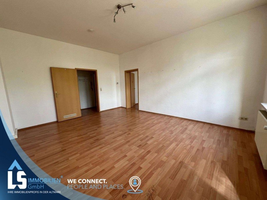 Wohnzimmer Etagenwohnung Osterburg (Altmark)