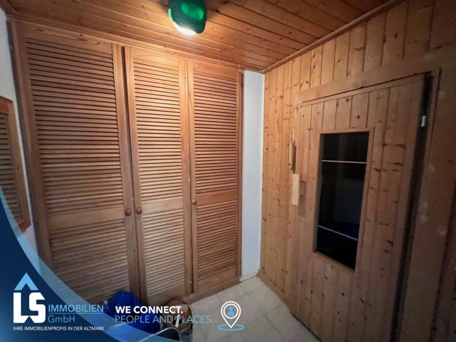 Zugang Sauna Reihenmittelhaus Tangerm�nde