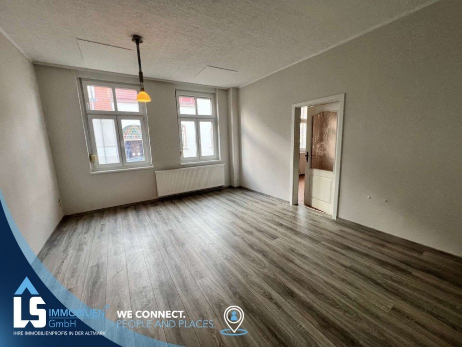 Wohnzimmer Reihenmittelhaus Tangerm�nde