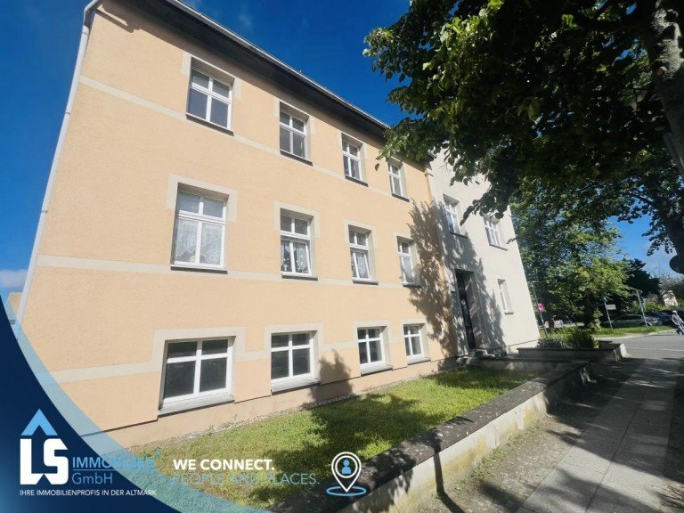 Hausansicht Osterburg (Altmark) Erdgeschosswohnung Klein, gem�tlich, im Erdgeschoss!