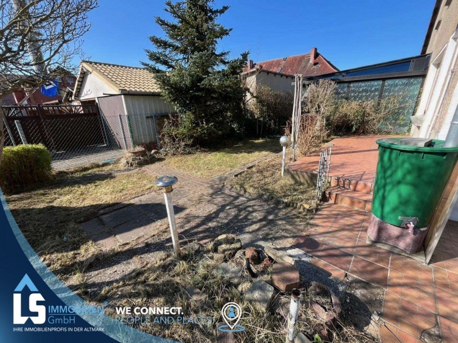 Au�enbereich Doppelhaush�lfte Perleberg