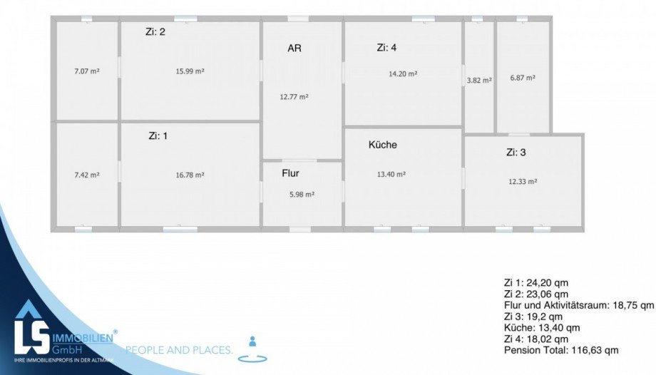 Grundriss Wohneinheit Zimmer Rog�tz