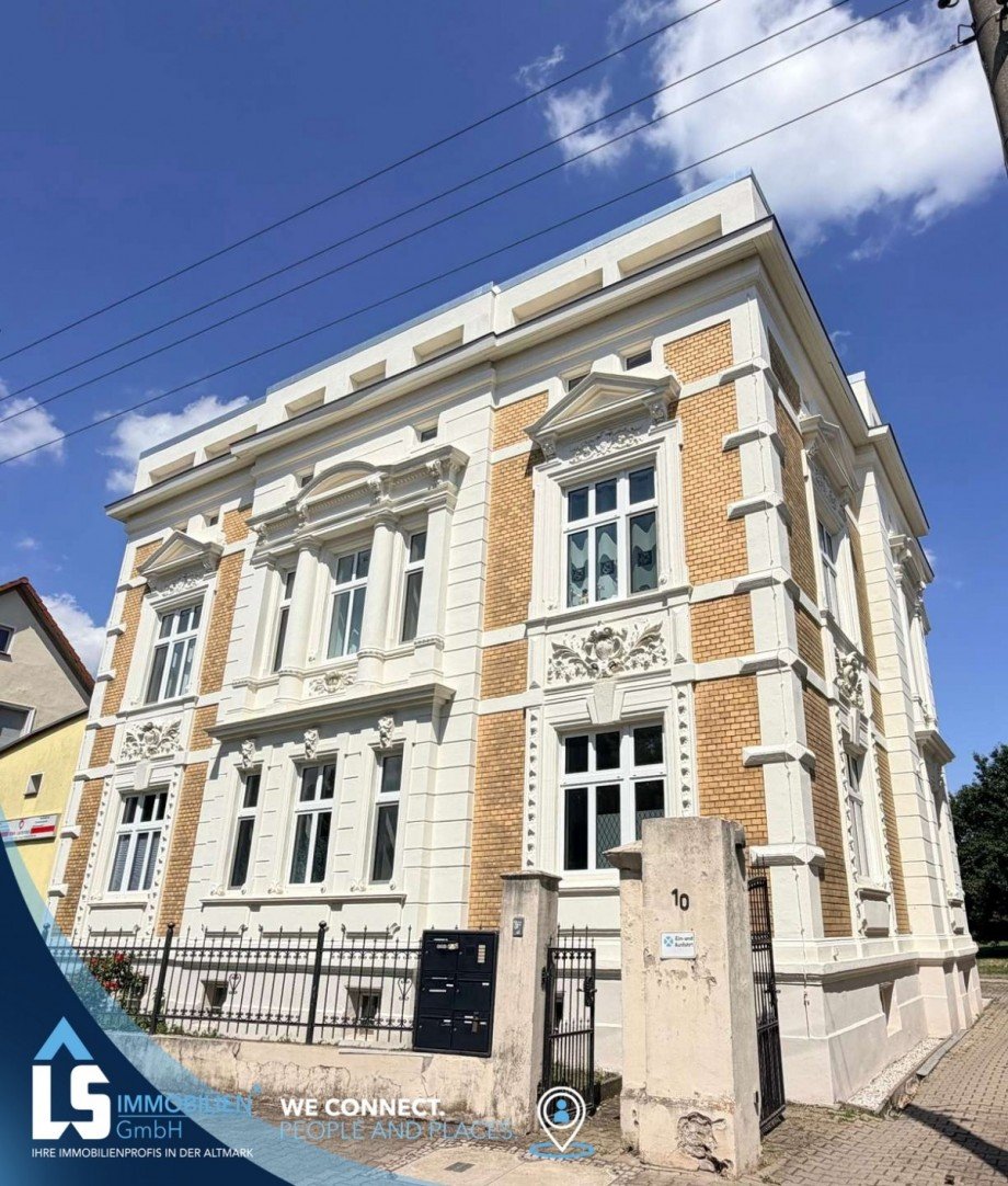 Hausansicht Dachgeschosswohnung Magdeburg