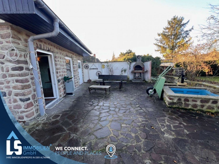 Terrasse Doppelhaush�lfte Osterburg (Altmark)