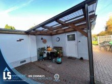 Zugang G�stehaus Haus mit traumhaftem Grundst�ck direkt am Ro�dorfer Kanal