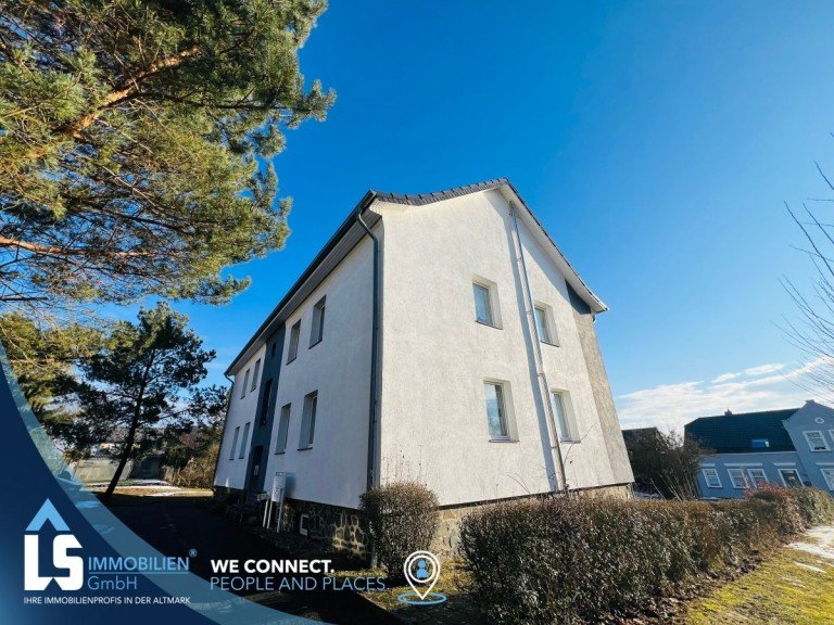Hausansicht Gardelegen Erdgeschosswohnung Hell, sch�ner Grundriss, gute Lage!