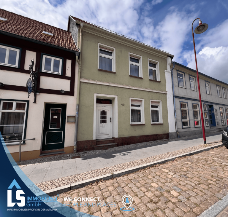 Hausansicht Tangerm�nde Reihenmittelhaus Sofort einzugsbereit. Gepflegtes H�uschen in Tangerm�nde