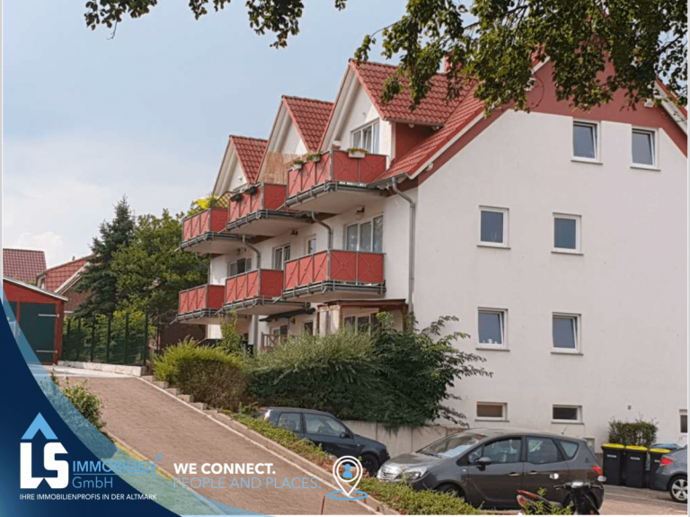 Vorderseite mit Balkonen Rodenberg OT Algesdorf Dachgeschosswohnung Kleine Eigentumswohnung in bester Lage - nur 30 Minuten bis Hannover Zentrum