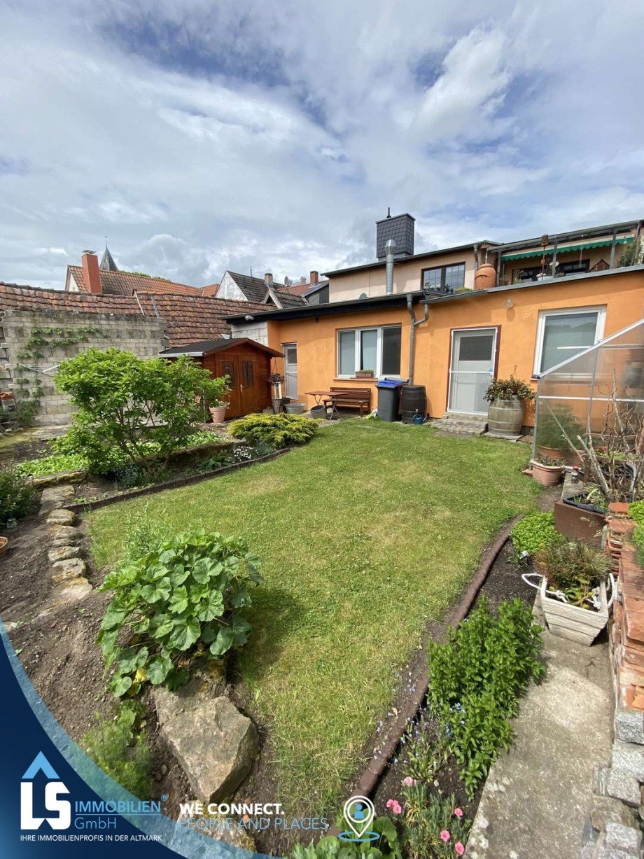 Hinteransicht / Garten Einfamilienhaus Marlow