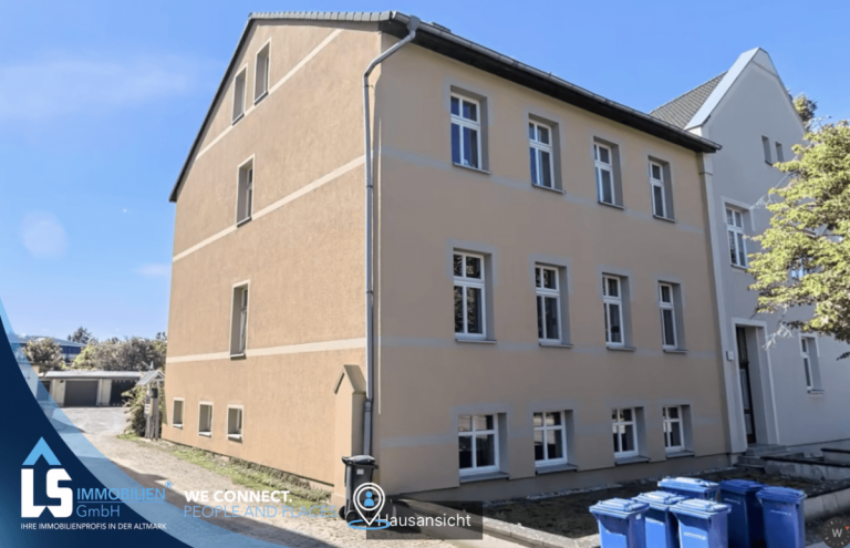 Hausansicht Osterburg (Altmark) Erdgeschosswohnung Individuelle 3-Raumwohnung im Erdgeschoss!
