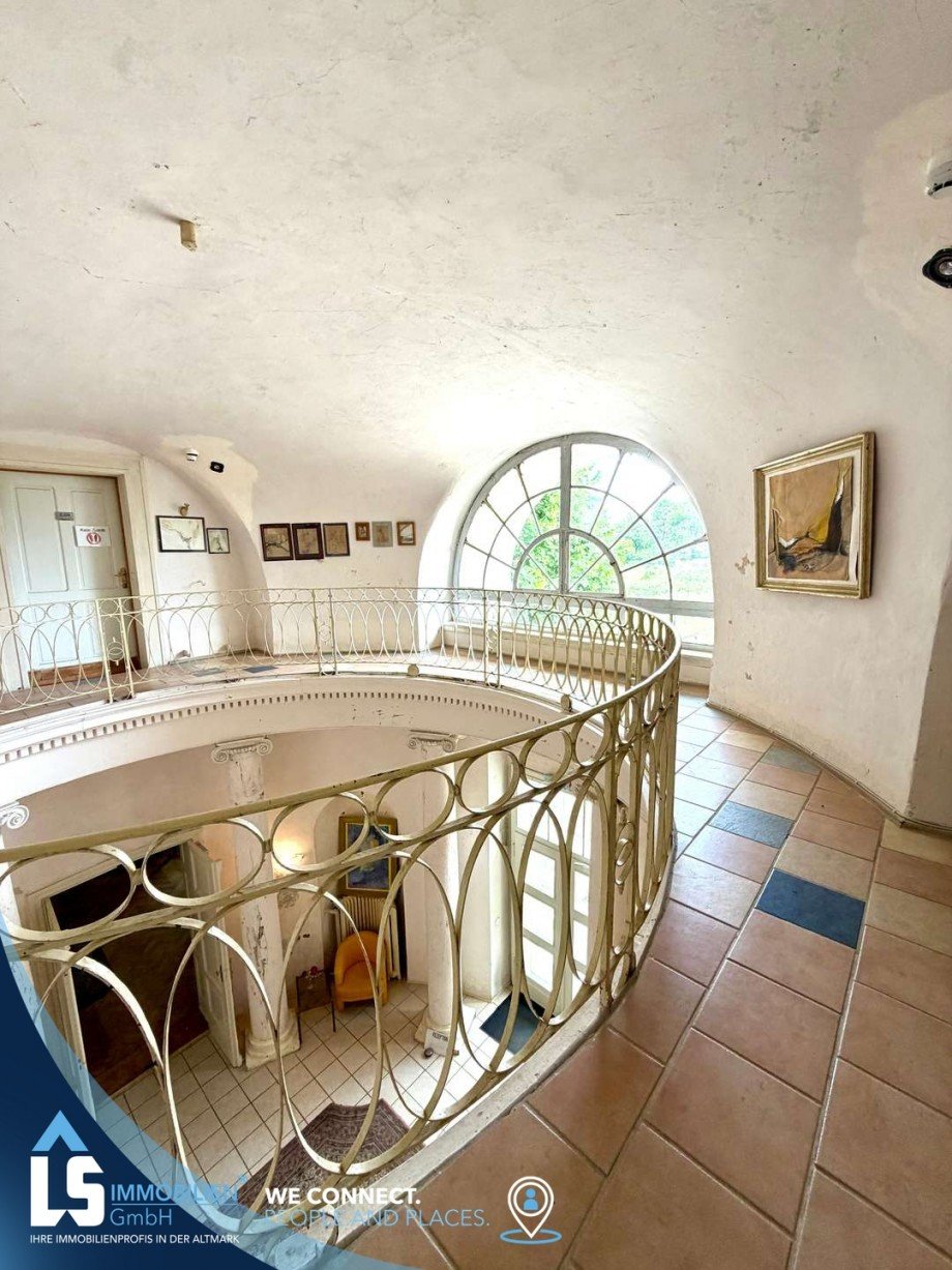Eingangshalle von oben Haus Tangerh�tte