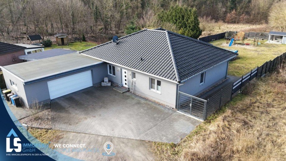 Ansicht Grundst�ck Bungalow Stendal