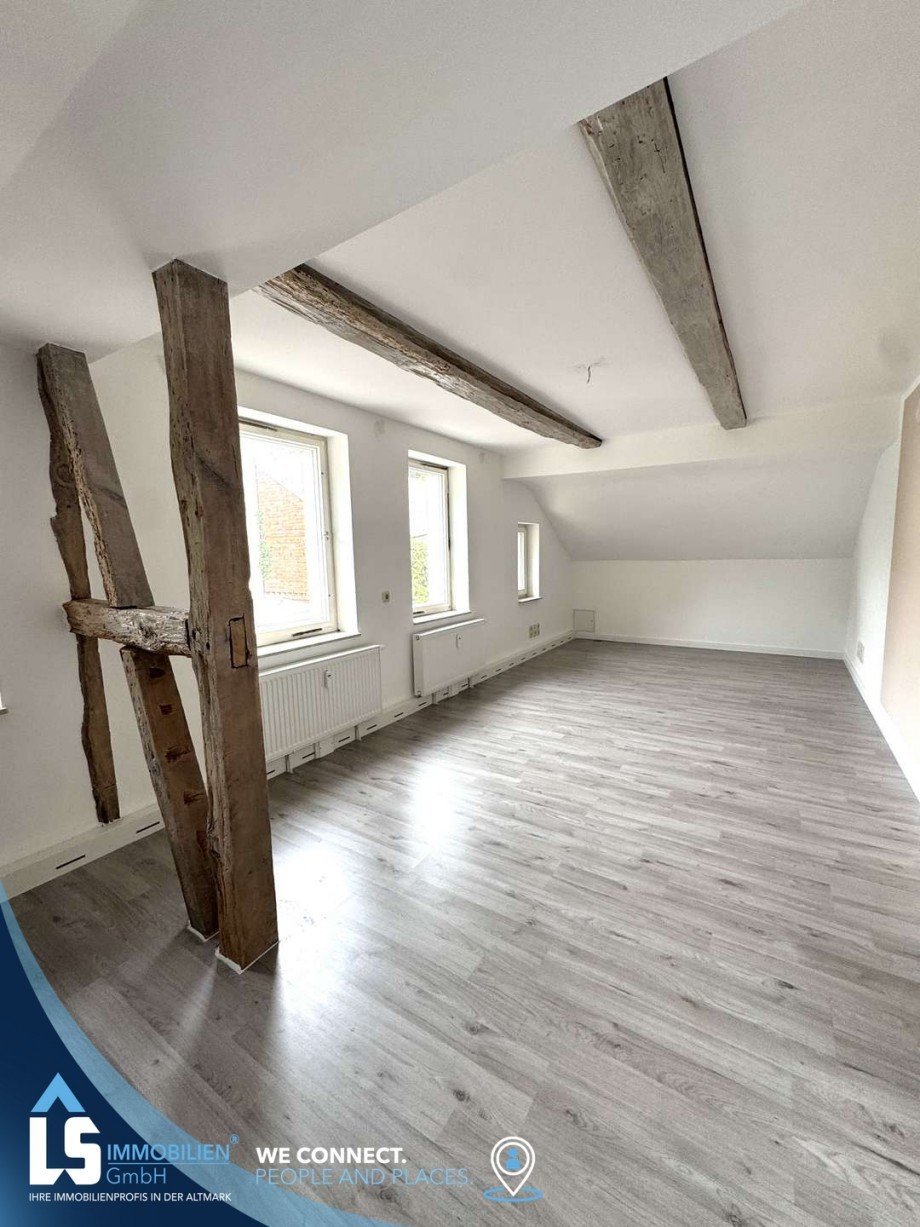 Wohnzimmer Etagenwohnung Stendal