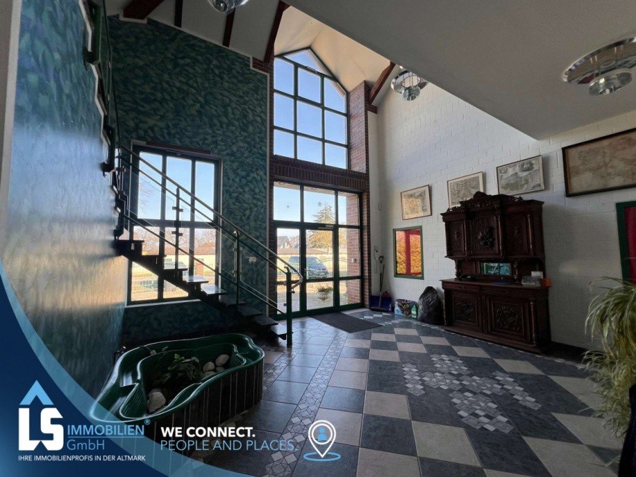 Eingangsbereich Wohn- / Gesch�ftshaus Wusterhausen/Dosse