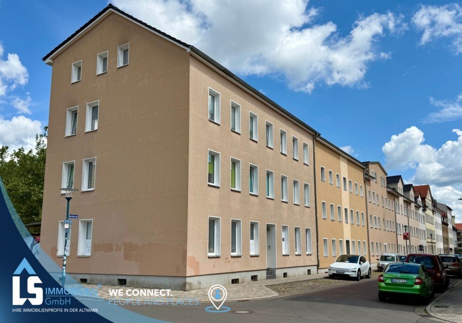 Au�enansicht Mehrfamilienhaus Magdeburg