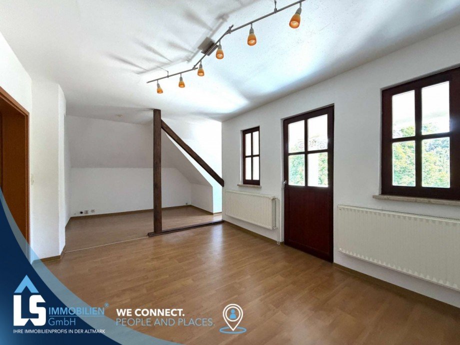 Wohnzimmer Maisonettewohnung Stendal