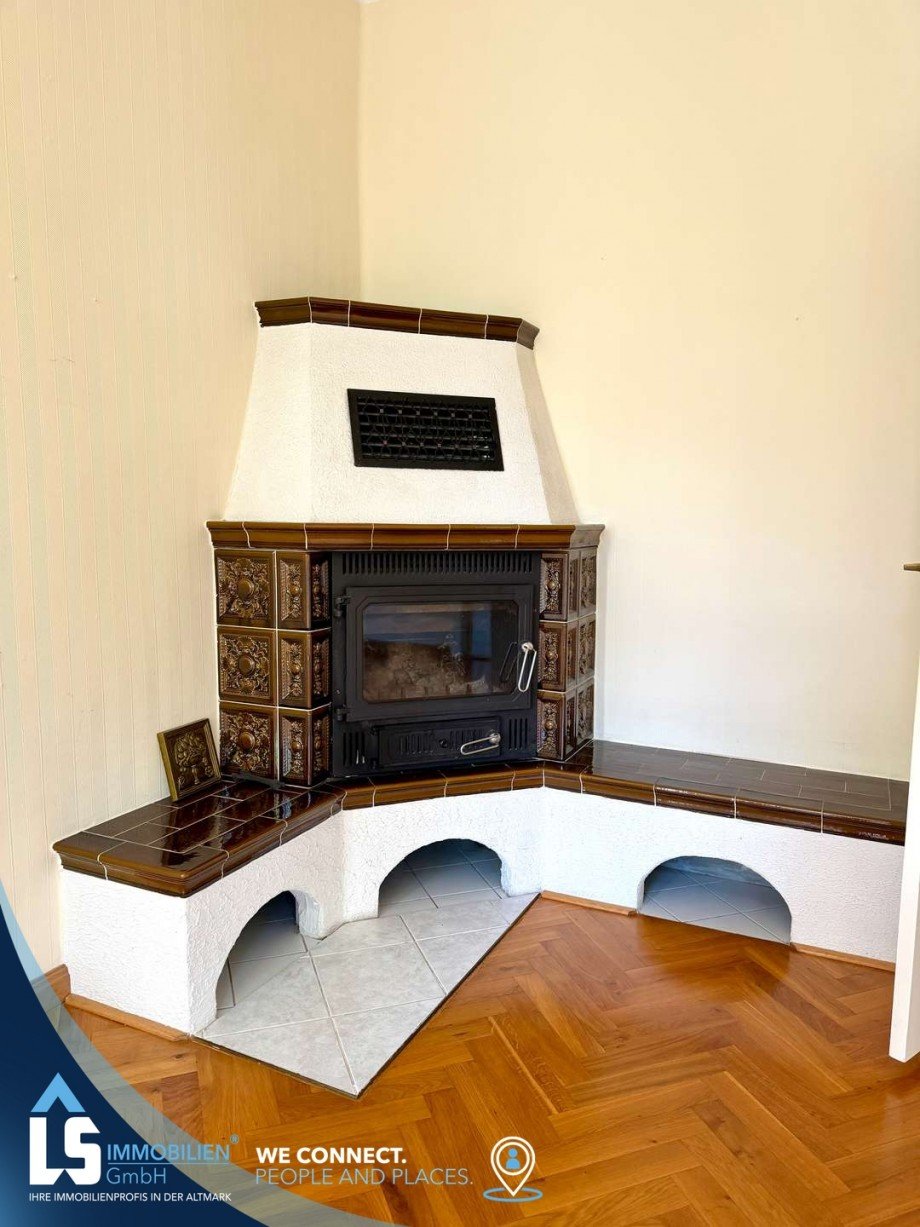 Kamin im Wohnbereich Etagenwohnung Stendal