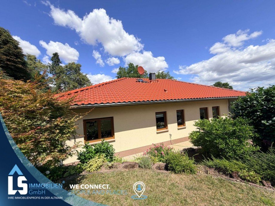 Hausansicht Bungalow Calbe (Saale)