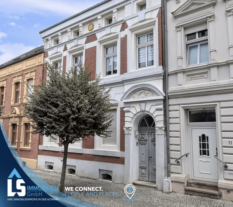 Hausansicht Tangerm�nde Wohnung sanierte 2 Raumwohnung mit Balkon ab 01.07.2026