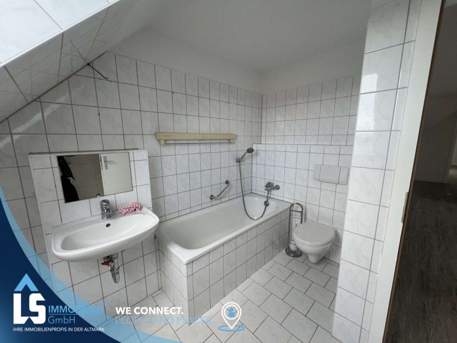 Badezimmer Erdgeschosswohnung Dahlenwarsleben