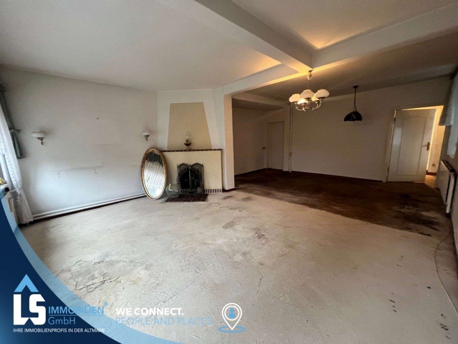 Wohnzimmer Doppelhaush�lfte Perleberg