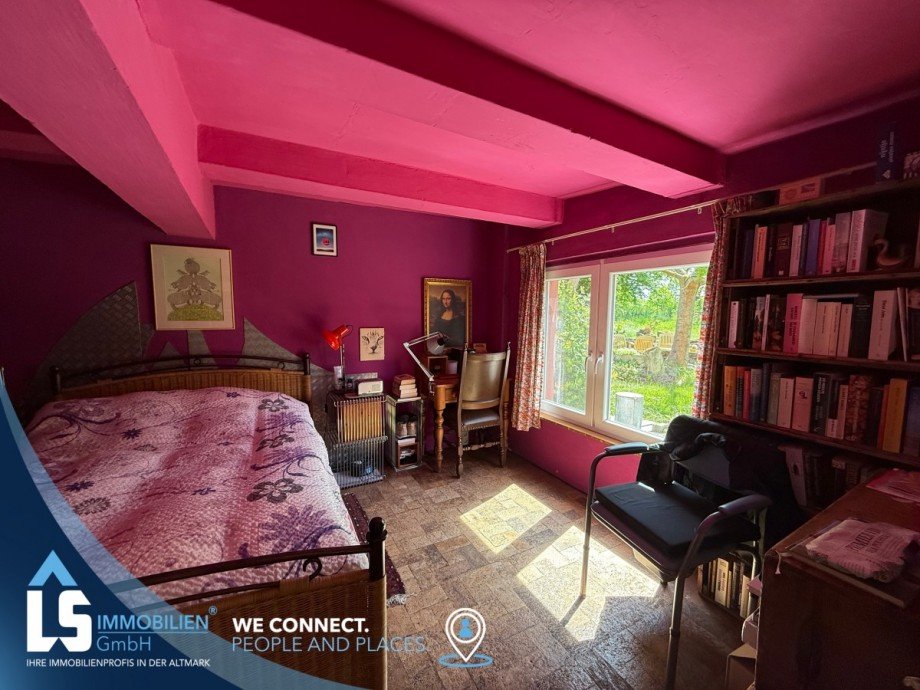 Schlafzimmer Wohnthaus Einfamilienhaus Ostingersleben