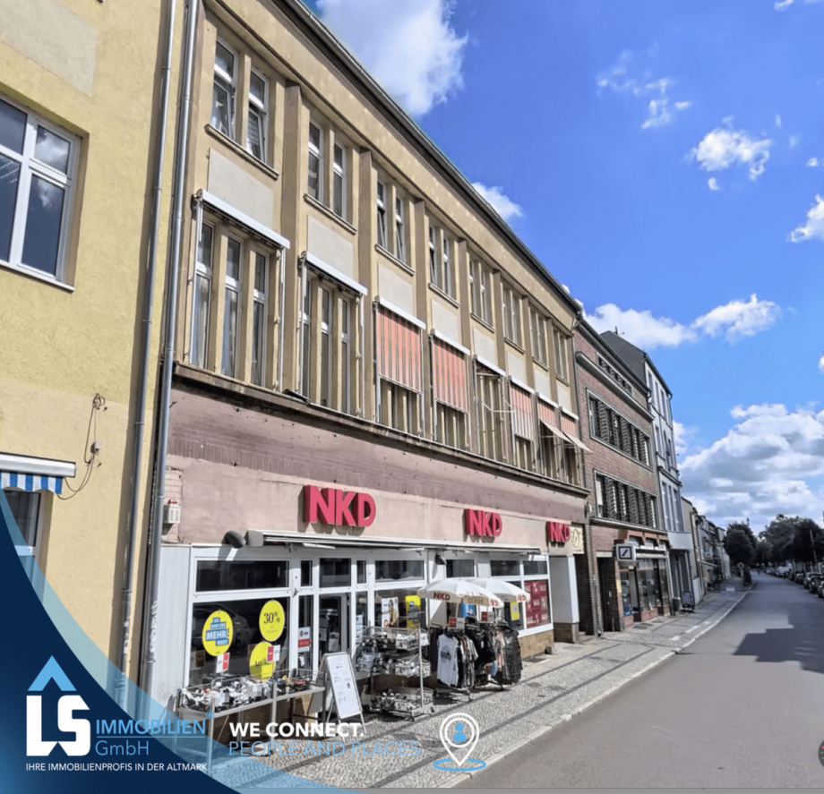 Hausansicht Wohn- / Gesch�ftshaus Genthin