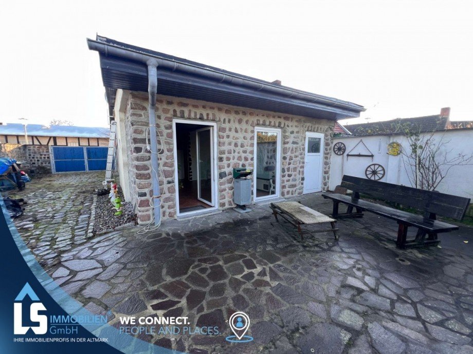Terrasse Doppelhaush�lfte Osterburg (Altmark)