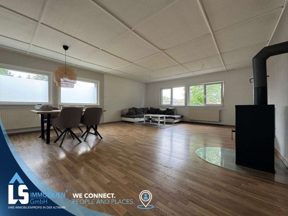 Ess- und Wohnzimmer Wohnung B�lsdorf