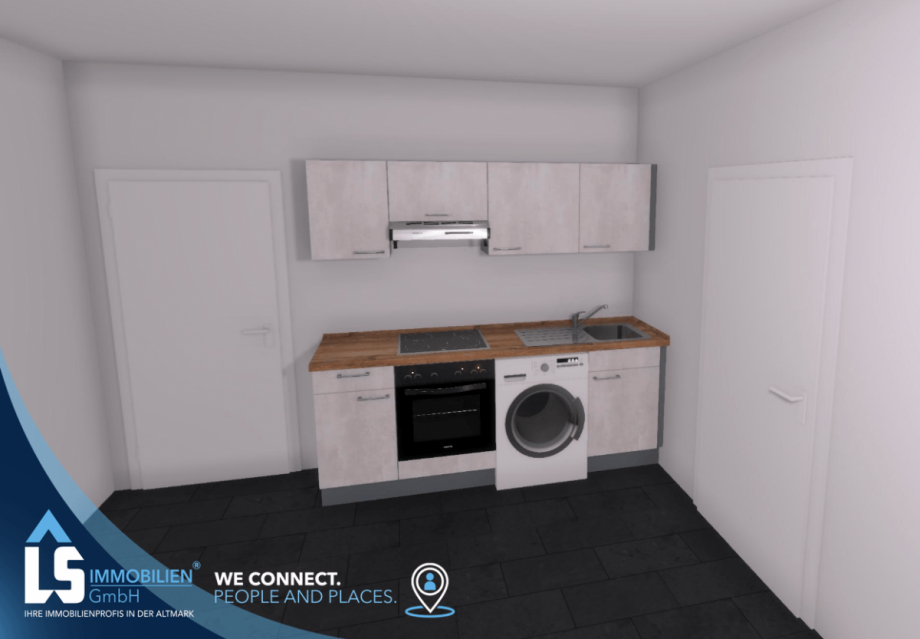 Geplante K�che Etagenwohnung Stendal