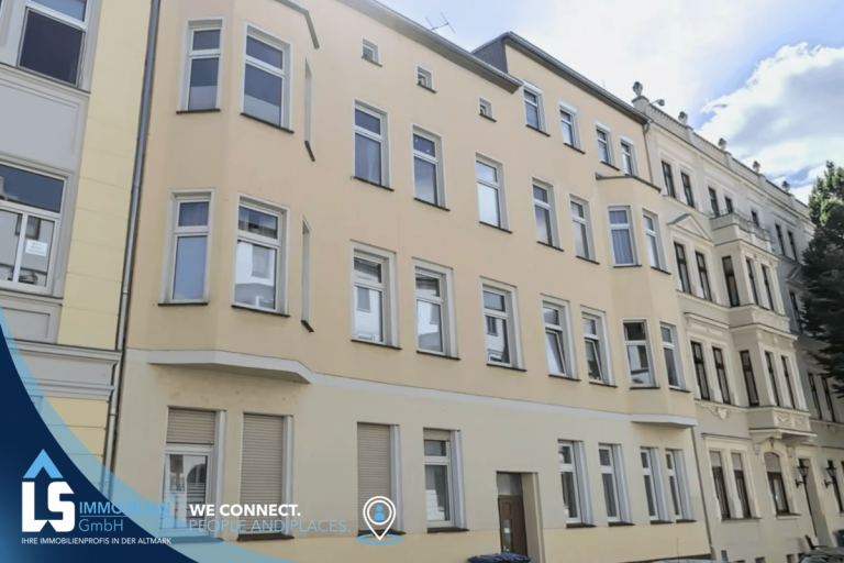 Hausansicht Magdeburg Maisonettewohnung 4 Raum Wohnung in Magdeburg Stadtfeld Ost zu verkaufen.