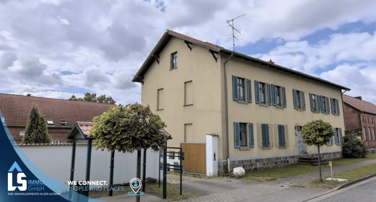 Hausansicht H�selitz Wohnung komplett sanierte Erdgeschosswohnung