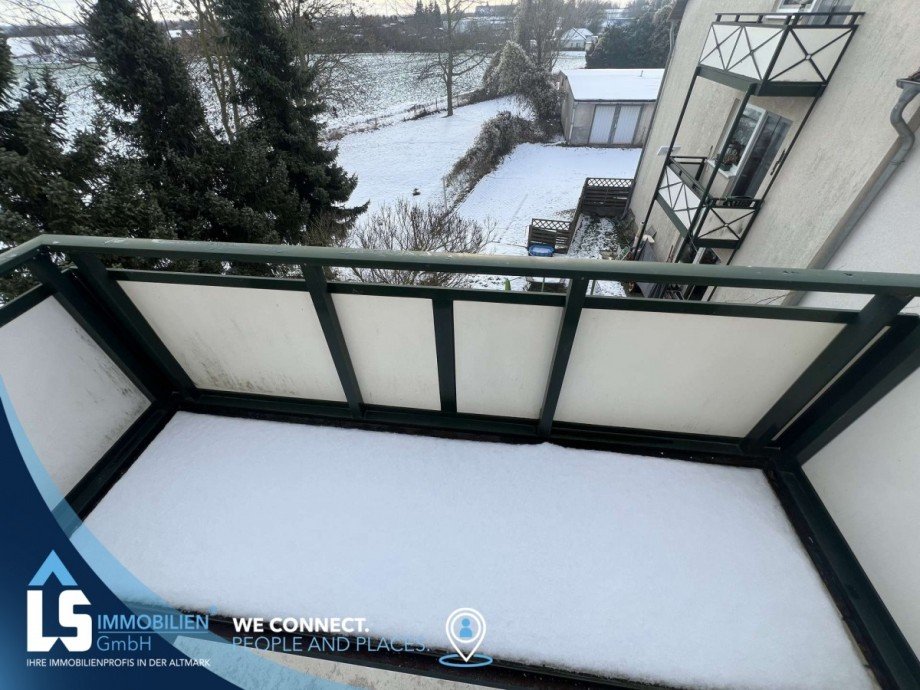 Balkon Dachgeschosswohnung Dahlenwarsleben