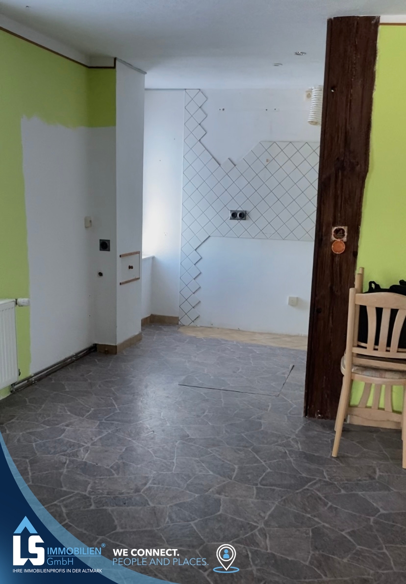 Wohnung 3/ K�che und Esszimmer Haus Walkendorf