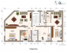 Grundriss EG und OG attraktives Mehrfamilienhaus mit Potenzial