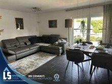 Wohnzimmer Exklusiver Bungalow mit Pool, Naturstein & Premium-Ausstattung in Stendal-Galgenberg