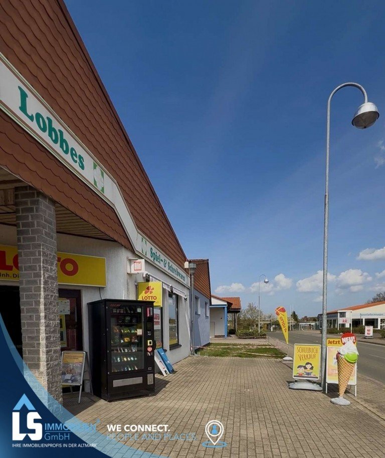 Au�enansicht Tangerh�tte Ladenlokal Etablierte Gewerbeeinheit mit Entwicklungspotenzial im Gewerbegebiet von Tangerh�tte