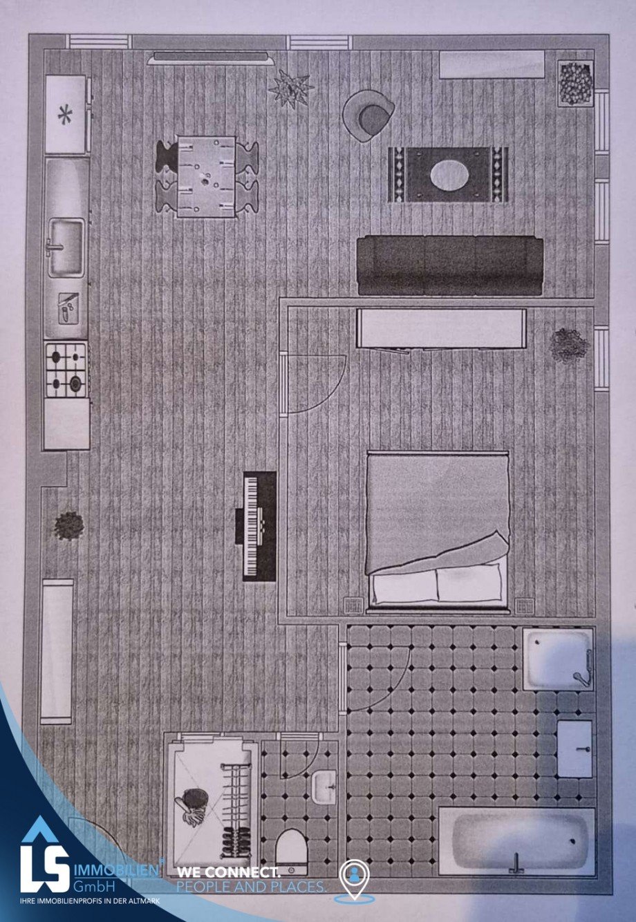 Grundriss Etagenwohnung R�ttenbach