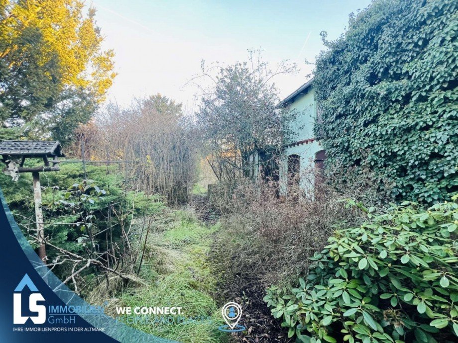 Garten mit Nebengelass Einfamilienhaus Stendal OT Vinzelberg