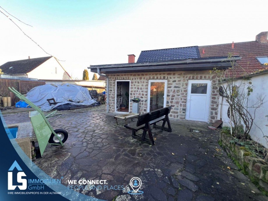Terrasse Doppelhaush�lfte Osterburg (Altmark)
