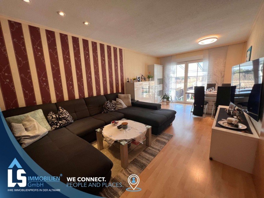 Wohnzimmer Doppelhaush�lfte Stendal