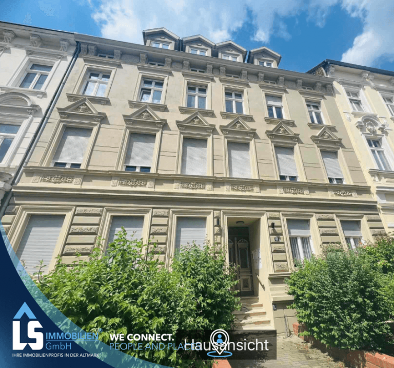 Hausansicht Stendal Wohnung Zentral und bahnhofsnah!