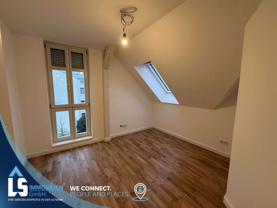 2. Schlafzimmer Maisonettewohnung Stendal