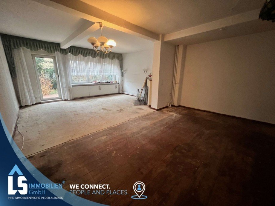 Wohnzimmer Doppelhaush�lfte Perleberg