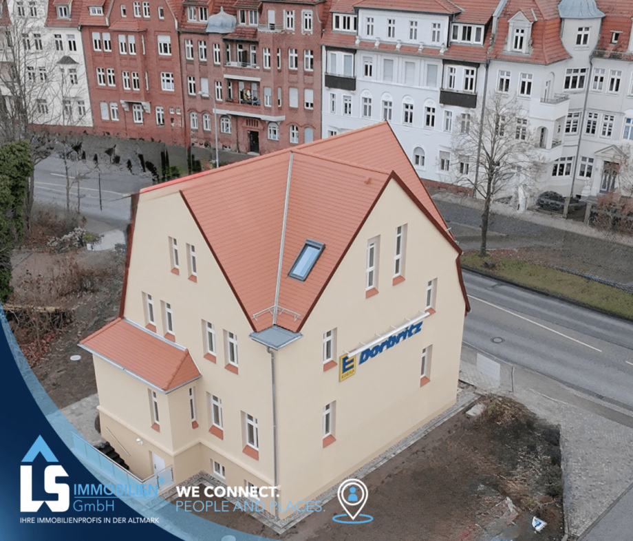 Ansicht von oben Maisonettewohnung Stendal